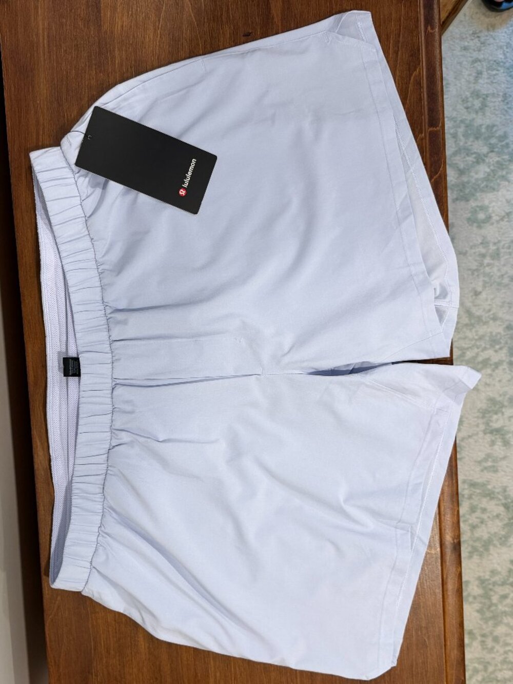 Men’s Lululemon Athletica Mile Maker Ripstop Lined Short 6" Shorts  Size XXL